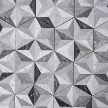 IR-GRH8 Iris Gray 8" x 9" Hexagon Porcelain Patterned Wall & Floor Tile