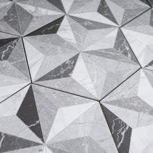 IR-GRH8 Iris Gray 8" x 9" Hexagon Porcelain Patterned Wall & Floor Tile