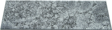 TJBG-09 Silver 4x12 Subway Tile Glass Mosaic Tile Backsplash Wall Tile (3pcs)
