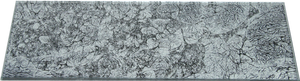 TJBG-09 Silver 4x12 Subway Tile Glass Mosaic Tile Backsplash Wall Tile (3pcs)