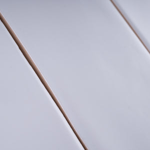 KE-BLSM KEZMA - White handmade ceramic wall tile 3 in. x 12 in. subway tile (Matt Finish)