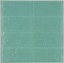 THEG-16 Green 2x4 Subway Tile Glass Mosaic Backsplash Wall Tile