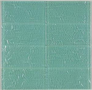 THEG-16 Green 2x4 Subway Tile Glass Mosaic Backsplash Wall Tile