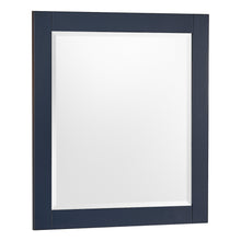 1905-36-04 Marine Blue 36" Bathroom Vanity Set Solid Wood Cabinet with under mount Sink and Quartz Top with 4" backsplash and optional Mirror