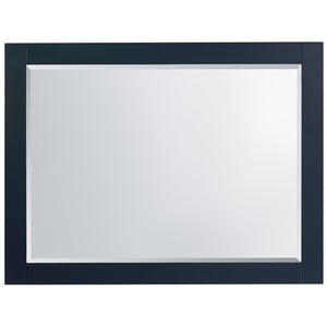 1905-48-04 Marine Blue 48" Bathroom Vanity Set Solid Wood Cabinet with Natural White Carrara Quartz Counter Top and under mount sink included with optional Mirror