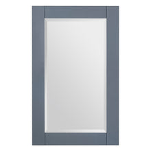1901-24-02 Dark Grey 24" Bathroom Vanity Cabinet and Sink Combo Solid Wood Cabinet+Real Marble Top w/Sink Mirror set