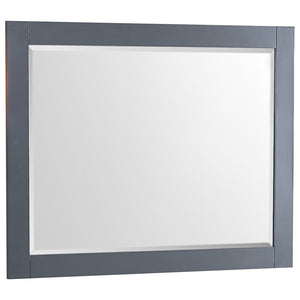 1901-48-02 Dark Grey 48" Bathroom Vanity Cabinet and Sink Combo Solid Wood Cabinet+Real Marble Top w/Sink set