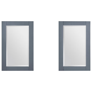 1901-60D-02 Dark Grey 60" Bathroom Vanity Cabinet and double Side 2 Sinks Combo Solid Wood Cabinet+Real Marble Top+ Marble backsplash w/Sink set