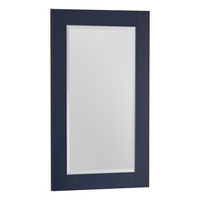 1905-24-04 Marine Blue 24" Bathroom Vanity Set Solid Wood Vanity Cabinet with Natural White Carrara Quartz Counter Top and White Under Mount Basin Set with Optional Mirror