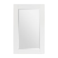 1906-24R-01 Wall Mount Matt White 24" Bathroom Vanity Set with Right Side Shelf Include Solid Wood Vanity Cabinet, Pure white counter top and sink with optional mirror
