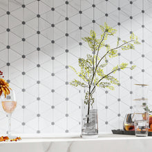 TNMSG-01 Natural Marble Series -Triangle white marble mosaic tile backsplash
