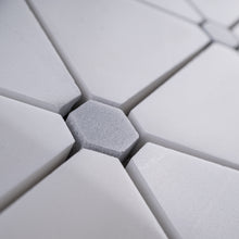TNMSG-01 Natural Marble Series -Triangle white marble mosaic tile backsplash