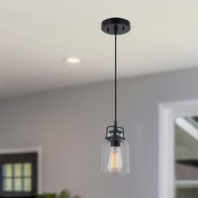 PL0001-1 - 1 Light Single Jar LED Pendant lighting for kitchen island counter