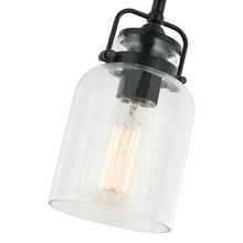 PL0001-1 - 1 Light Single Jar LED Pendant lighting for kitchen island counter