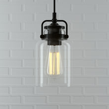 PL0001-1 - 1 Light Single Jar LED Pendant lighting for kitchen island counter