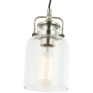 PL0001-1 - 1 Light Single Jar LED Pendant lighting for kitchen island counter