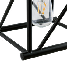 PL0003-1-01 1 Lights Single Square Pendant lighting for kitchen island in Black