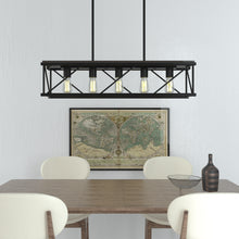 PL0003-5-01 - 5 - Light Kitchen Island pendant lighting Linear in black