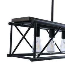 PL0003-5-01 - 5 - Light Kitchen Island pendant lighting Linear in black