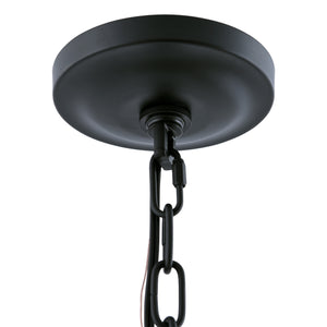 PL0004-3-01 3 - Light Candle Style Wagon Wheel Chandelier