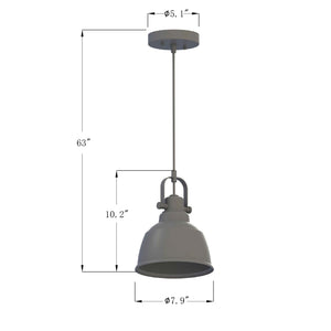 PL0005-1-01- 1 Light Single Dome Pendant Lighting  for kitchen island