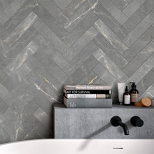 PU-DG-SW Pulpis Dark Grey 3"x13" Subway tile Porcelain Wall and Floor Tile