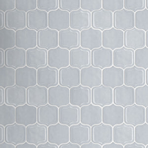 TRECCG-02 Mirabella Gray 3" x 4" Recycle Glass Grid Mosaic Tile