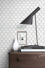 TRECCG-05 Jolanda 3x3 White Grid Recycle Glass Mosaic