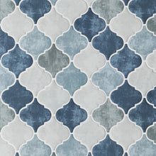 TREGLG-10 Recycle Glass Lantern Art Blue Glass mosaic Mosaic Tile Backsplash