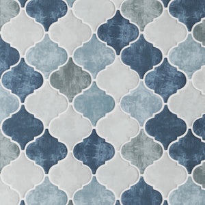TREGLG-10 Recycle Glass Lantern Art Blue Glass mosaic Mosaic Tile Backsplash