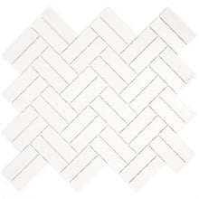 TREGLG-08 Recycle Glass Wooden Look Grey Herringbone Mosaic Tile Backsplash