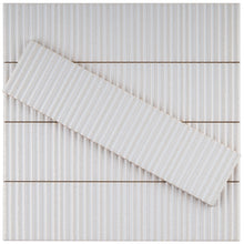 SO-WHS-C Soldeu 3" x 12"  Cream White Ceramic Polished Subway Wall Tile