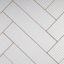 SO-WHS-C Soldeu 3" x 12"  Cream White Ceramic Polished Subway Wall Tile