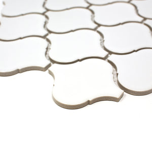 TPMG-05 3" White Lantern Porcelain Mosaic Tile (Matt)