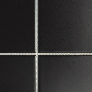 TPMG-14 4x4 Square Black Porcelain Mosaic Tile (matt)
