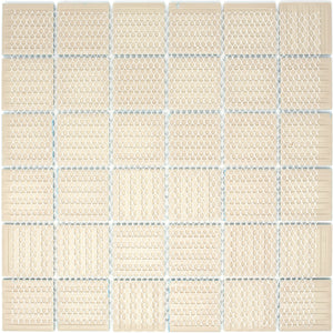 TPMG-22 2x2 Navy Blue Square Porcelain Mosaic Tile Pool Tile