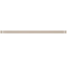 THCG-02 Beige glass liner trim wall tile 1"x12", 1/2"x12"