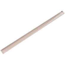 THCG-02 Beige glass liner trim wall tile 1"x12", 1/2"x12"