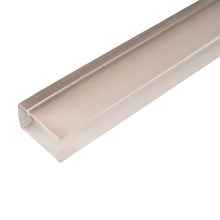 THCG-02 Beige glass liner trim wall tile 1"x12", 1/2"x12"