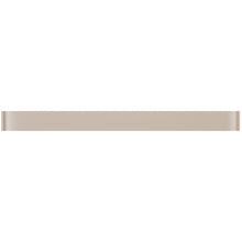 THCG-02 Beige glass liner trim wall tile 1"x12", 1/2"x12"