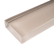 THCG-02 Beige glass liner trim wall tile 1"x12", 1/2"x12"