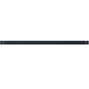 THCG-10 Dark grey glass pencil liner trim wall tile 1"x12", 1/2"x12"