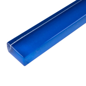 TCLING-12 Electric Blue Glass Pencil Liner Trim Wall Tile Border 1"x12", 1/2"x12"