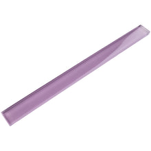 TCLING-13 Purple Glass Pencil Liner Trim Wall Tile Border 1"x12", 1/2"x12"