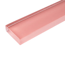 TCLING-14 Pink Glass Pencil Liner Wall Trim Border 1"x12" / 1/2"x12" - TILE GENERATION