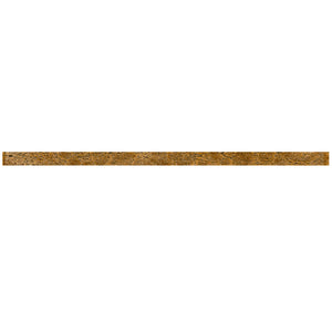 TCLING-16 Amber Brown Glass Pencil Liner Trim Wall Tile Border 1"x12", 1/2"x12" TILE GENERATION