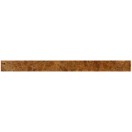 TCLING-16 Amber Brown Glass Pencil Liner Trim Wall Tile Border 1