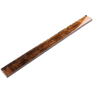 TCLING-16 Amber Brown Glass Pencil Liner Trim Wall Tile Border 1"x12", 1/2"x12" TILE GENERATION