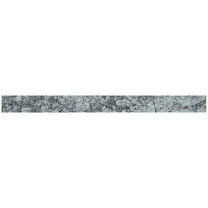 TCLING-17 Silver Grey Glass Pencil Liner Trim Wall Tile Border 1"x12", 1/2"x12" TILE GENERATION