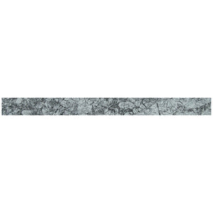 TCLING-17 Silver Grey Glass Pencil Liner Trim Wall Tile Border 1"x12", 1/2"x12" TILE GENERATION